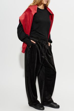 Yohji Yamamoto Wool Top, Womens, Black
