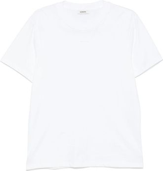 Sandro logo-lettering T-shirt - White