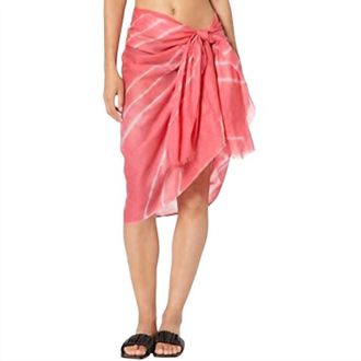 Hat Attack Tie Dye Sarong In Pink