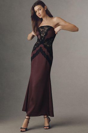 Mare Mare Cora Mixed Lace Maxi Dress