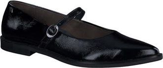 Paul Green Carla Mary Jane Flat in Black Crinkled Patent at Nordstrom, Size 10.5Us