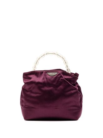 Dior 2000 Mini Satin Malice Pearl handbag - Purple