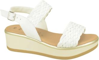 Repo Repo, Schoenen, Dames, Wit, 38 EU, Tresse Sand. 2B DZ