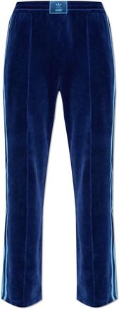 adidas Velour Track Pant - Dames - Sweatpants - Blauw - XS - Katoen - Broeken