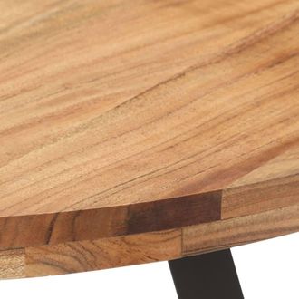 Berkfield Home Durable Dining Table 80 cm Solid Acacia Wood in Brown