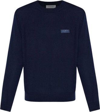 Givenchy Round-neck Truien - Heren - Ronde hals truien - Blauw - XL - Truien & Vesten