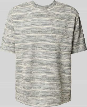 Mc Neal T-Shirt mit Strukturmuster in Ecru, Gr&ouml;&szlig;e L