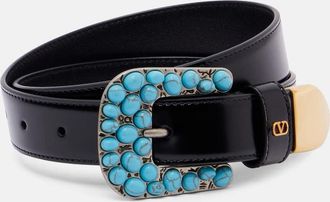 Valentino Garavani Cintura VLogo Signature in pelle