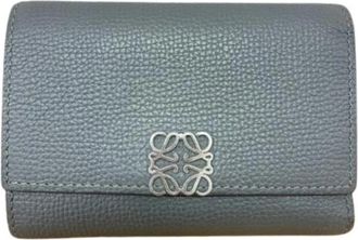 Loewe Pre-owned Portemonnee (tri-fold) - Dames - Vintage Accessoires - Grijs - ONE Size - Vintage