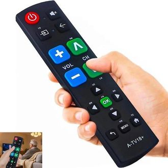 OEM Mando A Distancia Universal Con Botones Grandes Y Funci&oacute;n De Programaci&oacute;n: Perfecto Para Personas Mayores Y Ni&ntilde;os