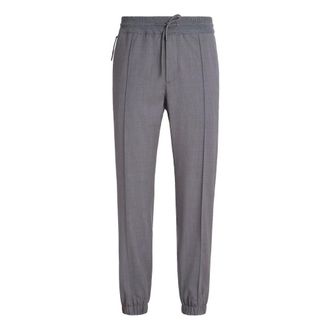 Ermenegildo Zegna Sweatpants, male, Gray, Size: 4XL High Performance Wool Joggers