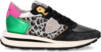 Philippe Model Sneakers Tropez Haute Running - Dames - Sneakers - Veelkleurig - 38 EU - Leer - Schoenen