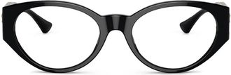 Versace Medusa-plaque glasses - Black