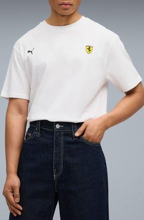 Puma Ferrari Miami Cotton Graphic T-Shirt in Puma White at Nordstrom, Size X-Large
