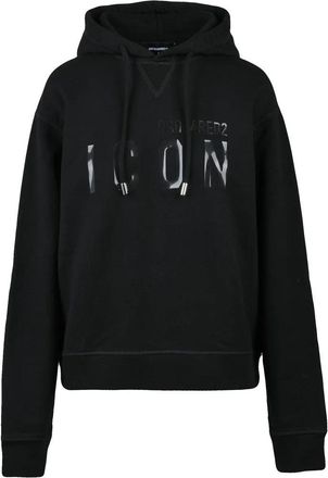 Dsquared2 Relaxed-Fit Black Hoodie