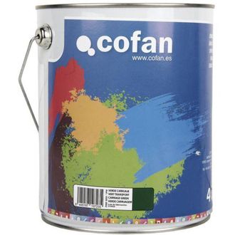 cofan Esmalte Sint&eacute;tico (4 L) Verde Carruaje, Esmalte Sint&eacute;tico Al Disolvente Disponible En Una Amplia Gama De Colores Y Tonalidades Fabricado A Base De Res