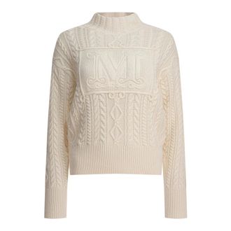 Max Mara Turtlenecks, female, White, Size: S Miranda Pullover