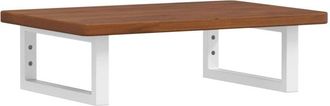 vidaXL Basin Shelf Wall Mounted Steel and Solid Wood Oak vidaXL