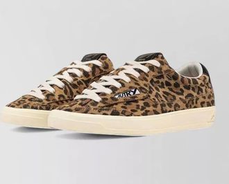 Autry windscape low sneakers suede leopard print