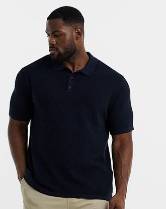 Jack & Jones Jack & Jones George Knitted Polo - Navy