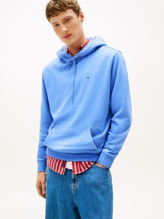 Tommy Jeans TJM REG S FLAG HOODIE, mit bestickten Markenlogo auf Brusth&ouml;he
