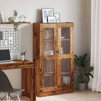 Berkfield Home Highboard Old Wood 82.5x30.5x150 cm Engineered Wood in Brown