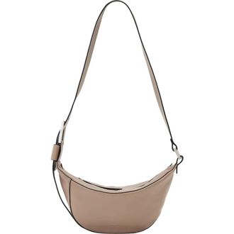 AllSaints Luna Leather Crossbody Bag in Mocha Brown at Nordstrom