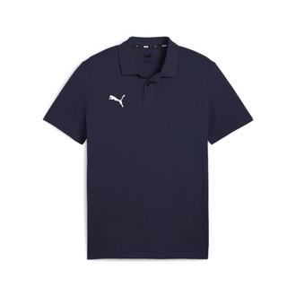 Puma Poloshirt PUMA TEAMGOAL CASUALS POLO, Herren, Gr. XXL, blau (puma navy, puma wei&szlig;), Piqu&eacute;, Obermaterial: 100% Baumwolle, unifarben, regular fit normal