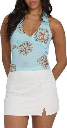 Billabong Sunny Sometimes Halter Top in Clearwater at Nordstrom, Size X-Small