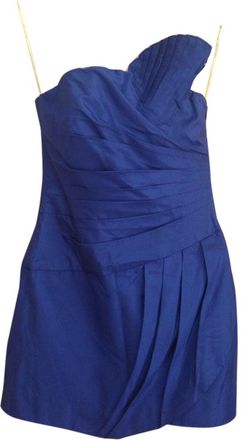 Catherine Malandrino Navy Blue Strapless Cocktail Dress Size XS