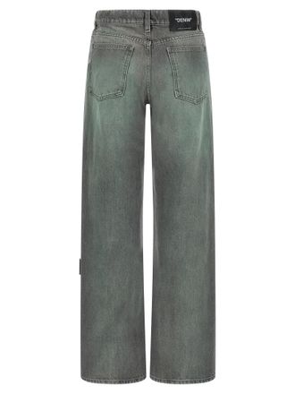 Off-white Gray Cotton Jeans Denim Clothing