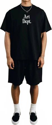 Students Art Dept Tee In Black