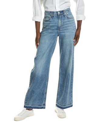 Rag & Bone Featherweight Logan Mid-Rise Orian Wide Leg Jean