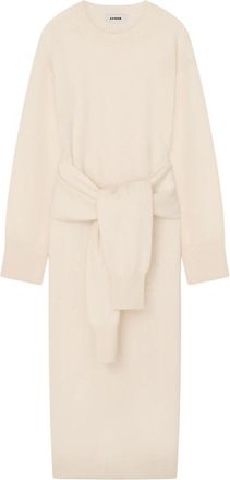 &Aacute;eron Dames, Jurken, Beige, Maat: M/L Wol