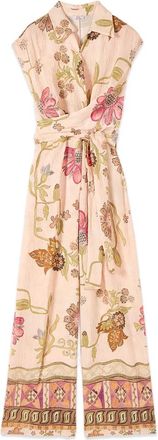 Oltre Dames, Jumpsuits & Playsuits, Beige, Maat: XS Viscose