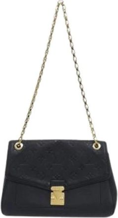 Louis Vuitton Pre-owned Vintage Schoudertas - Dames - Vintage Schoudertas - Zwart - ONE Size - Leer - Vintage