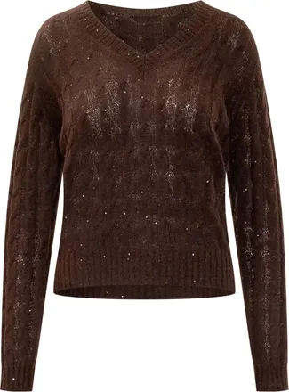 Brunello Cucinelli Maglione a maniche lunghe - Marrone