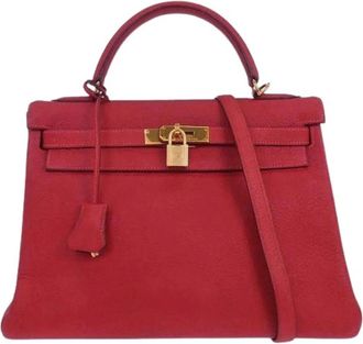 Herm&egrave;s Borsa Kelly Pre-owned - - Pre-owned - Donna - Rosso - ONE SIZE