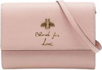Gucci Pre-owned Vintage Crossbody Bag - Dames - Vintage Schoudertas - Roze - ONE Size - Leer - Vintage