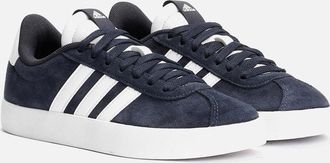 adidas Womens Adidas VL Court 3.0 Leather Ink/White Trainers - Blue - Size: UK 10 / eu 44.5 / us 10.5