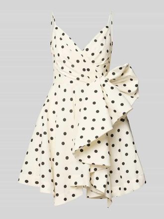 Forever New Cocktailkleid in Wickel-Optik in Offwhite, Gr&ouml;&szlig;e 32