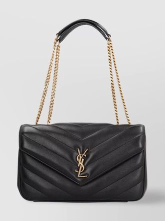 Saint Laurent loulou media leather bag