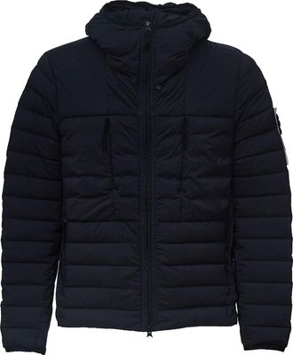 Stone Island Tunnel Nylon Down-Tc Puffer Jacket with Shaped Hood