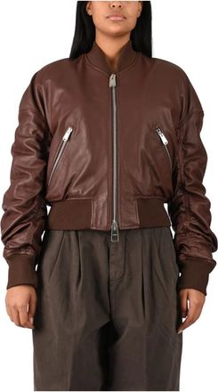 Dondup Bomber Oversize - - Jackets - Donna - Marrone - M