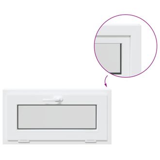 vidaXL Ventana De S&oacute;tano Basculante Risor 85 X 40 Cm Vidaxl