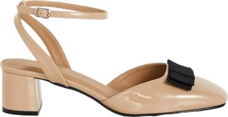 City Chic Womens Heel - Wide Fit Aria, Almond, 10 UK Wide