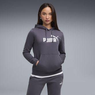 Puma Felpa con cappuccio ESS N. 1 Logo da donna, Abbigliamento, Grigio, XL