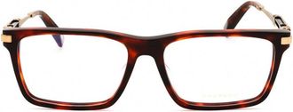 Chopard VCH36409AT Rectangle Full Rim Tortoiseshell Eyeglasses - Brown