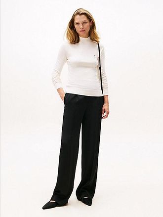 Tommy Hilfiger Pantal&oacute;n de corte oversize y pernera ancha