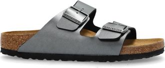 Birkenstock Arizina BS Slides - Dames - Sandalen - Grijs - 39 EU - Schoenen